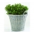 Cache pot en osier cérusé Diamétre 35cm