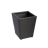 Cache pot noir extérieur - H 40 cm