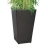 Cache pot noir extérieur - H 83 cm