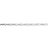 Chaine 1+2 5mm 50cm argent
