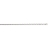 Chaine cheval 3mm 50cm argent