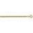 Chaine forçat 3mm 50cm plaqué or