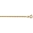 Chaine gourmette 2,5mm 55cm plaqué or