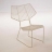 Chaise design blanche Alieno