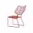 Chaise design rouge Alieno