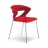 Chaise design Tulla rouge