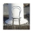 Chaise métal BISTROT IN/OUT UNE EXCLU ATYLIA Couleur Argenté Matière Acier