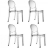 Chaises design Régence (X4) Couleur Incolore Matière Polycarbonate