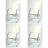 Chaises design Round blanches (X4)