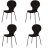 Chaises ELITE ALL BLACK (X4)