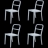 Chaises métal LOFT (X4) Couleur Blanc Matière Métal
