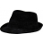 Chapeau en velours noir