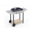 Chariot barbecue et plancha ROLLER GRILL CHPS 600 pour plancha 60 cm
