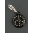Charms peace & love noir strass