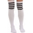 Chaussettes hautes filles blanches et noires