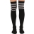 Chaussettes hautes filles noires et blanches