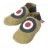 Chaussons bébé cuir souple - Mod Kaki