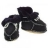 Chaussons bébé peau d'agneau - Marine