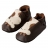 Chaussons cuir souple - Girafe