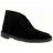 Chaussures A Lacets CLARKS ORIGINALS Desert Boot Velours Homme Noir