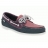 Chaussures A Lacets SEBAGO Docksides Spinnaker Velours Homme Marine + Rose + Lavande