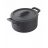 COCOTTE RONDE NOIR BASALT 20CL AVEC COUVERCLE BELLE CUISINE