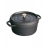 COCOTTE RONDE STAUB 5L/26 CM NOIR MAT