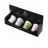 COFFRET CADEAU NOIR GOBELETS ESPRESSO FROISSE 8CL AVEC 4 DECORS EXPRESSIONS