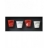 COFFRET NOIR 8 CL ROUGE/BLANC/ROUGE SATINE/BLANC KILIMANDJARO prodes2 2 Vichy rouge+ 2 rouge -