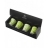 COFFRET NOIR Gobelets Froissés ESPRESSO 8 CL VICHY VERT ET VERT prodes2 2 Vichy vert+ 2 vert -