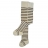 Collants Bébé Coton bio Rayé Kaki-écru