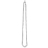 Collier 3 chaines baguettes argent