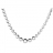 Collier acier femme cercles