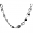 Collier acier femme galets