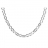 Collier acier formes géométriques