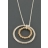 Collier Anneaux Bicolores