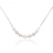 Collier argent 7 perles