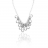 Collier argent 'ELLE'