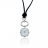 COLLIER ARGENT ER OXYDE DE ZIRCONIUM