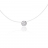 Collier argent et oxyde