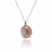 Collier argent et oxyde