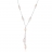 Collier argent et perles