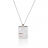 Collier argent et vermeil Love