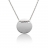 Collier argent jeton