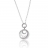 Collier argent oxydes