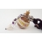 Collier AROMA Violet en forme de COEUR