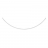 Collier câble or gris
