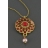 Collier CALVI rouge