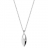 Collier chaine et pendentif acier femme