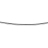 Collier chaine tube rhodié réglable 40+3cm